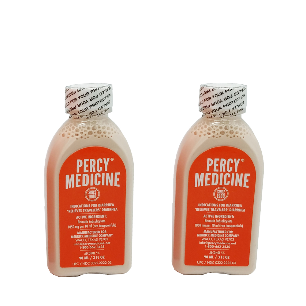 Percy Medicine Antacid. Diarrhea and Upset Stomach Relief. Reduces the