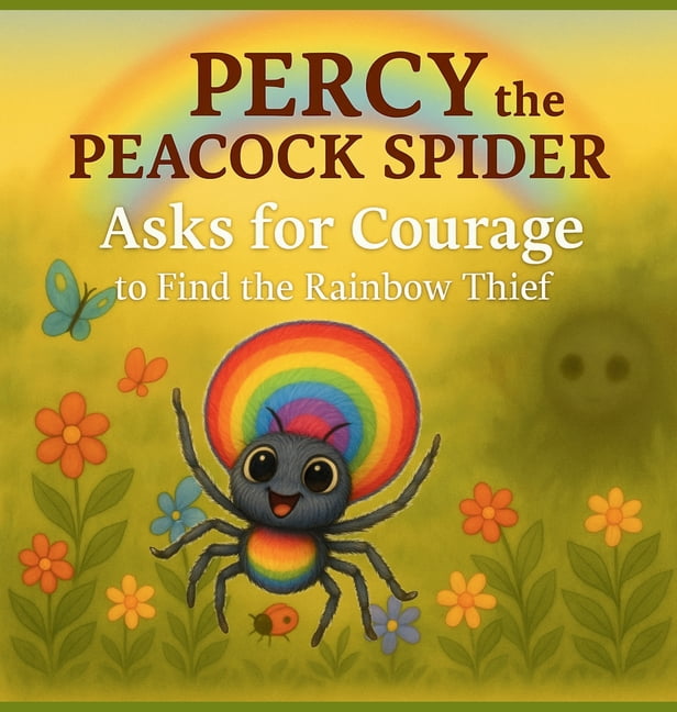 Percy the Peacock Spider Asks for Courage to Find the Rainbow Thief, (Hardcover)