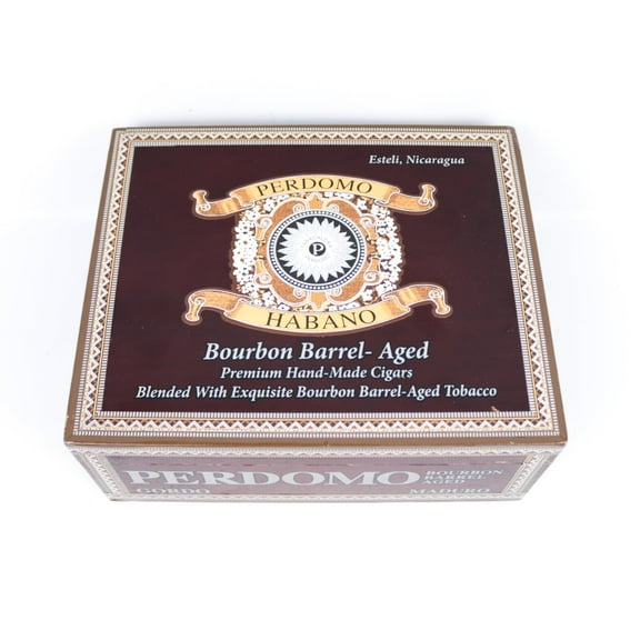 Perdomo Gordo Maduro Habano Empty Wood Cigar Box 8.5" x 7" x 3.5"