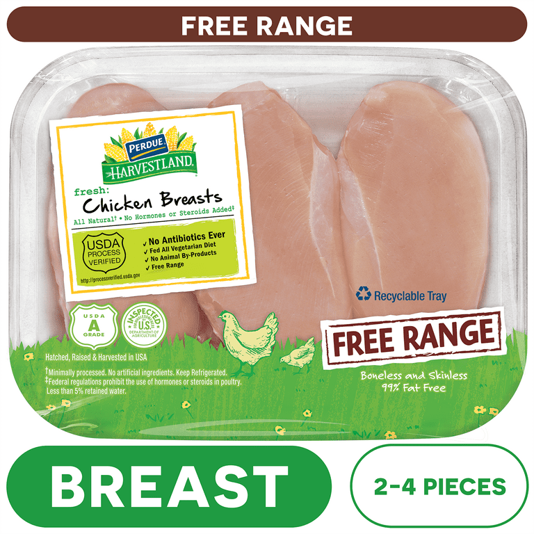 Perdue Harvestland, Free Range, Fresh Boneless Chicken