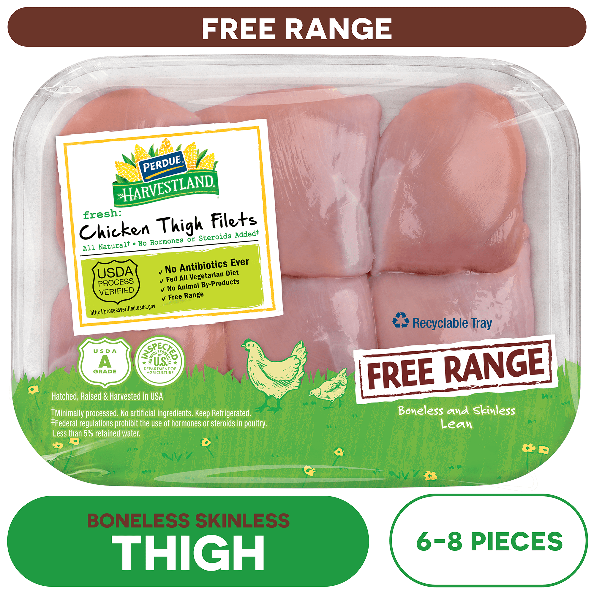 BUMP OF CHICKEN サイズＭ Chicken Thighs, Bone/In, Skin/On - Bundle Pack - 4-4.5 lbs