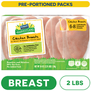 Perdue Harvestland Individually Wrapped Chicken Breast, 2.25 lb. (Frozen) - rated 4.4 stars from 1560 reviews