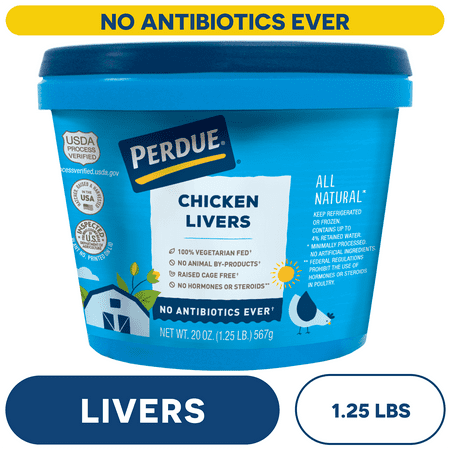 Perdue, No Antibiotics Ever, Fresh Chicken Livers, 1.25 lb.