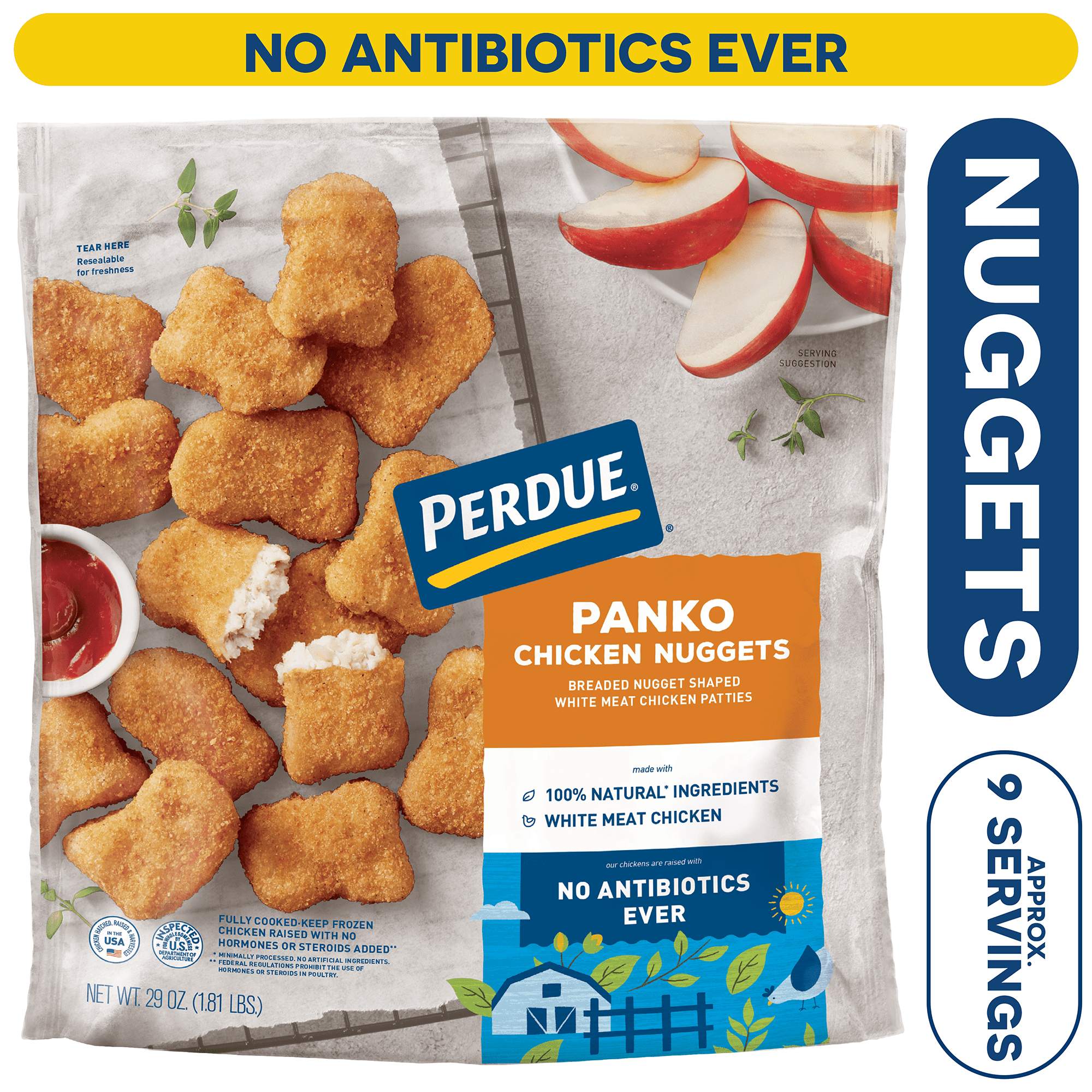 Perdue Perdue, No Antibiotics Ever, Frozen Chicken Breast Nuggets, 29 oz.