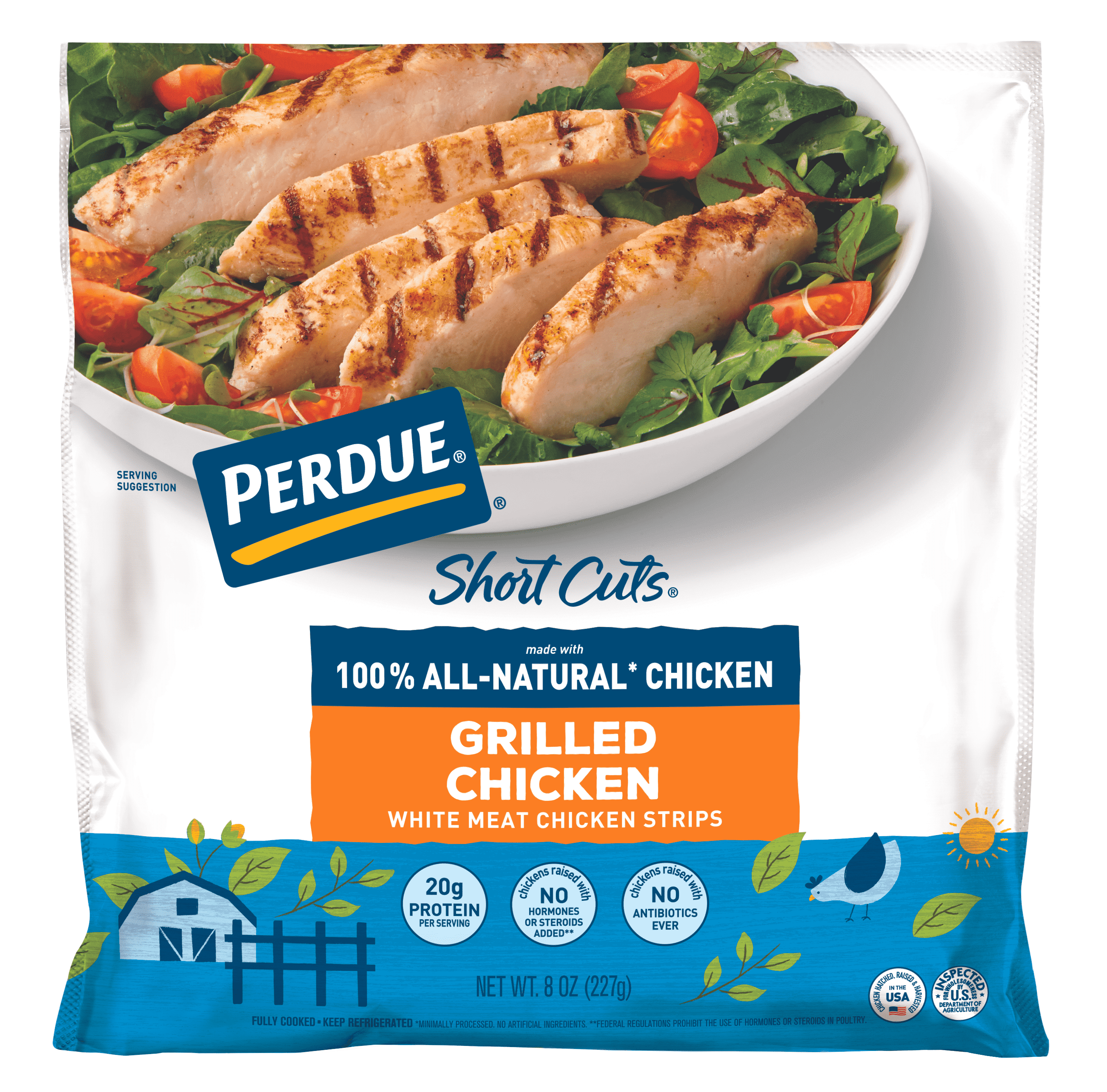 Perdue Short Cuts, No Antibiotics Ever, Grilled Chicken Breast Strips