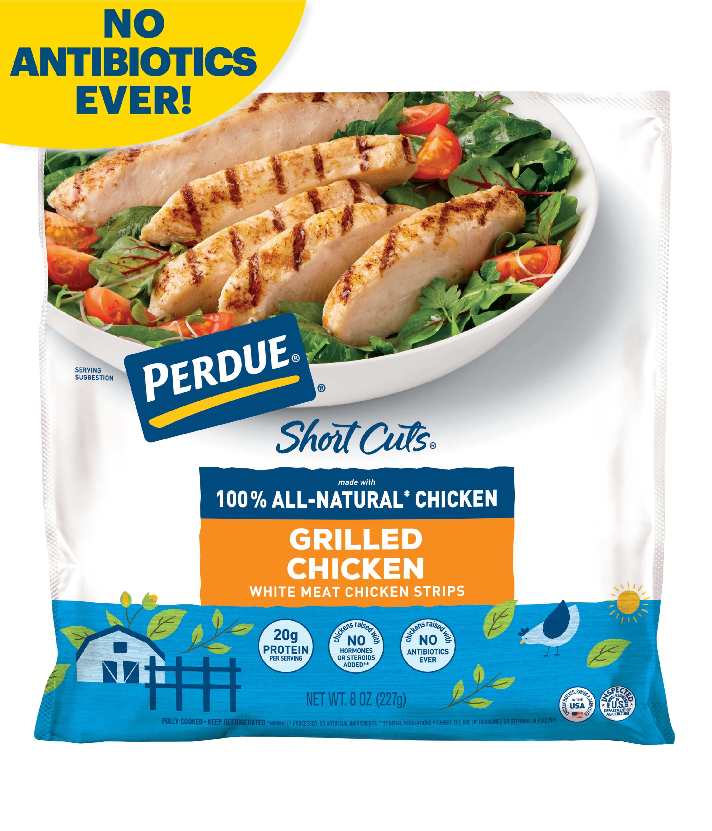 Perdue Short Cuts Refrigerated Grilled Chicken Breasts Strips 20g perdue-short-cuts-refrigerated-grilled-chicken-breasts-strips-20g