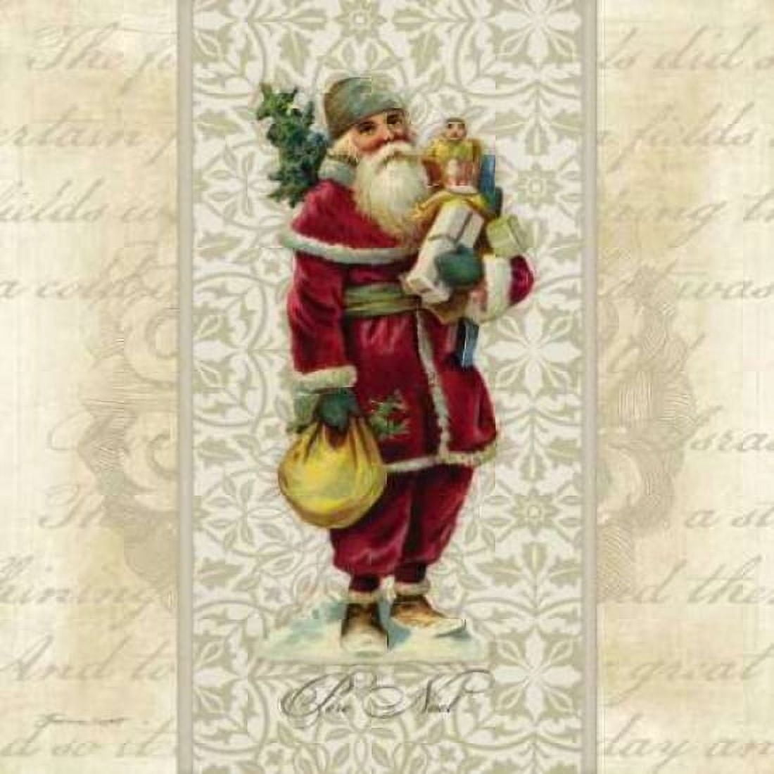 Pere Noel Canvas Art - Stephanie Marrott (24 x 24)