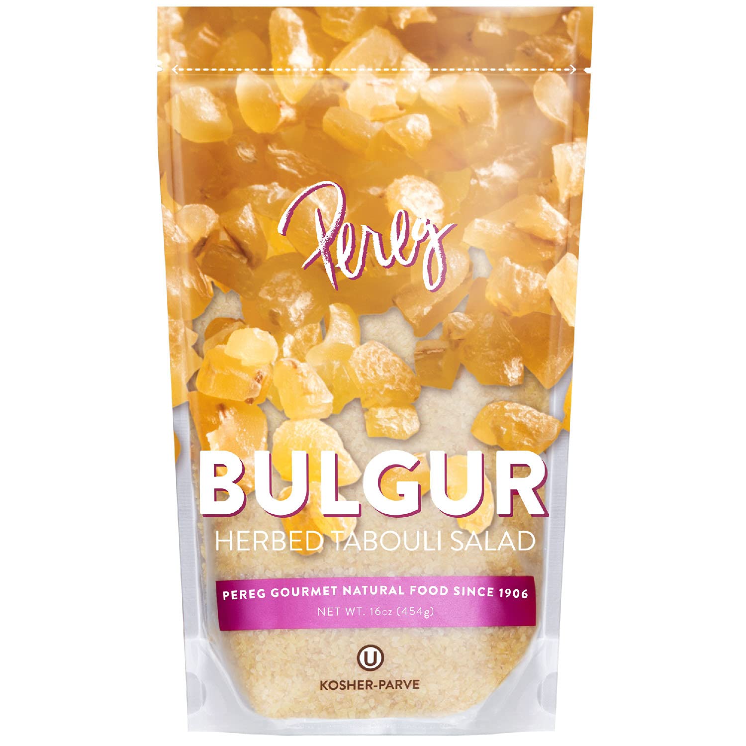 Pereg Bulgur Wheat (16 Oz) Fine Bulgur Wheat Grain Ready To Cook