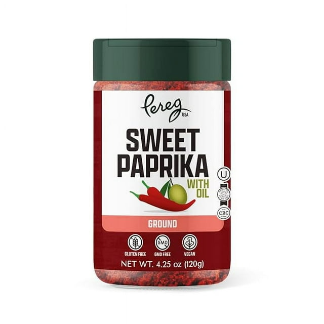 Pereg Hungarian Style Sweet Paprika with Oil (4.25 oz) - Paprika Spice Seasoning - Non-GMO, Gluten-Free - Bulk Spices & Seasoning – Non-Irradiated