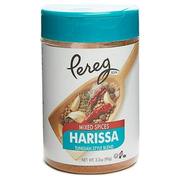 Pereg Mixed Spices - Harissa Seasoning 3.2 Oz - Tunisian Style Spice Blends - No Artificial Ingredients - Spicy Seasoning Mix - Harissa Powder - Spicy Food - Vegan - Kosher Certified