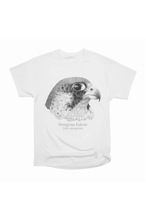 Peregrine Falcon Head T-Shirt Tee Gift For Him Merch For Her Apparel For Friend