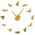 thumbnail image 1 of Peregrine Falcon Portrait Frameless Wall Clock Falconry Flying Bird DIY Wall Art Mirror Stickers Home Decor Birdwatchers Gift(Gold,47inch), 1 of 9