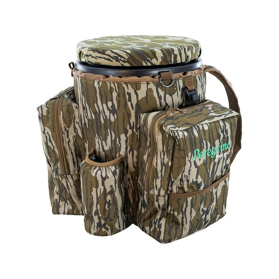 Peregrine Field Gear Venture Hunting Bucket Seat Pack Insulated Mossy Oak Original Bottomland
