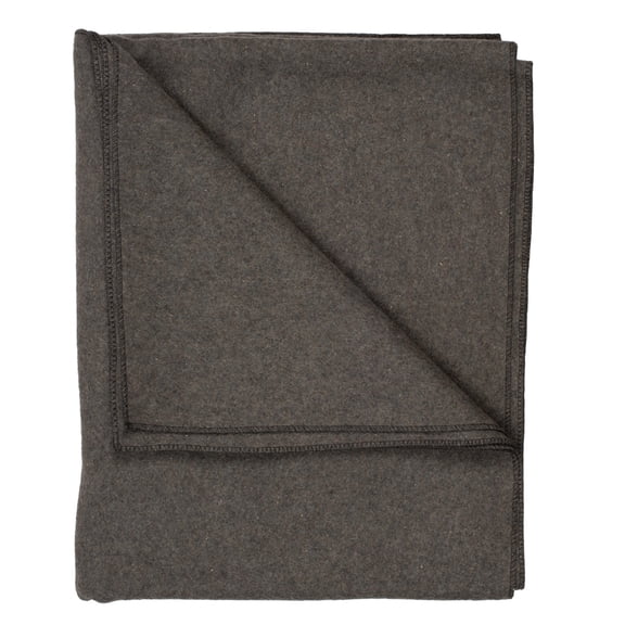 Peregrine Woven Wool 80/20 Warm Blanket, Grey