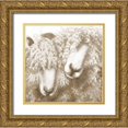 thumbnail image 1 of Perejogina, Dina 26x26 Gold Ornate Wood Framed with Double Matting Museum Art Print Titled - Me and You, 1 of 4