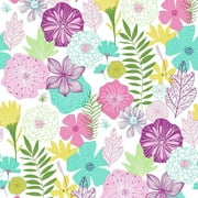 Perennial Blooms Peel and Stick Wallpaper