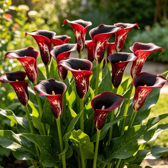 Perennial Calla Lily For Planting-Premium Garden Stakes-Home Decoration-Bloom Year After Year-(Non-Artificial)