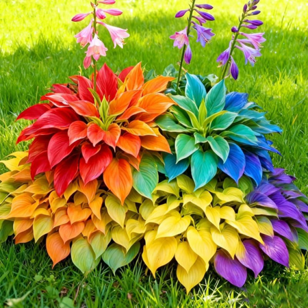 Perennial Hosta Bulbs-Tranquil-Shade-Serenity-Verdant-Ornamental Plants for Balcony & Yards-(Luxuriant Foliage,Non-Artificial)