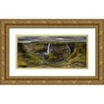 thumbnail image 1 of Perez Aamp, Alvaro 18x10 Gold Ornate Wood Framed with Double Matting Museum Art Print Titled - Land Of Waterfalls, 1 of 4