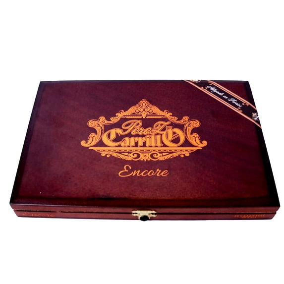 Perez Carrillo Encore Celestial Empty Wood Cigar Box 11.25" x 7.5" x 1.25"