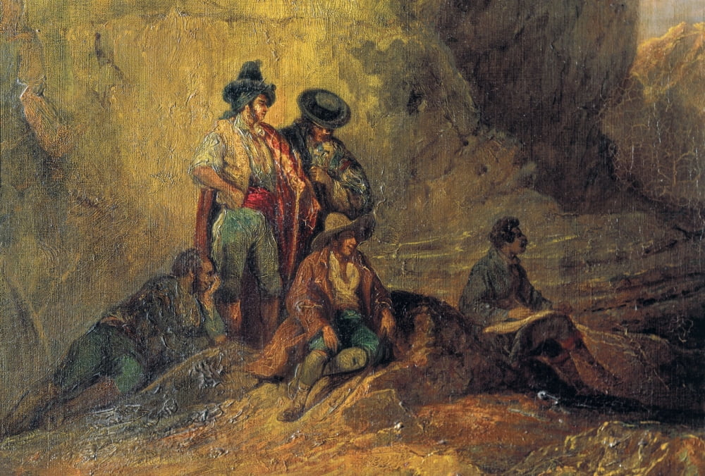 Perez Villaamiljenaro (1807-1854) Canvas Art - (24 x 18)