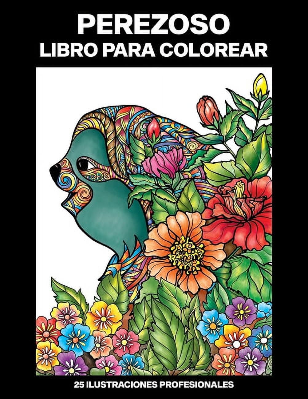 Páginas de libros para colorear para adultos para relajarse.