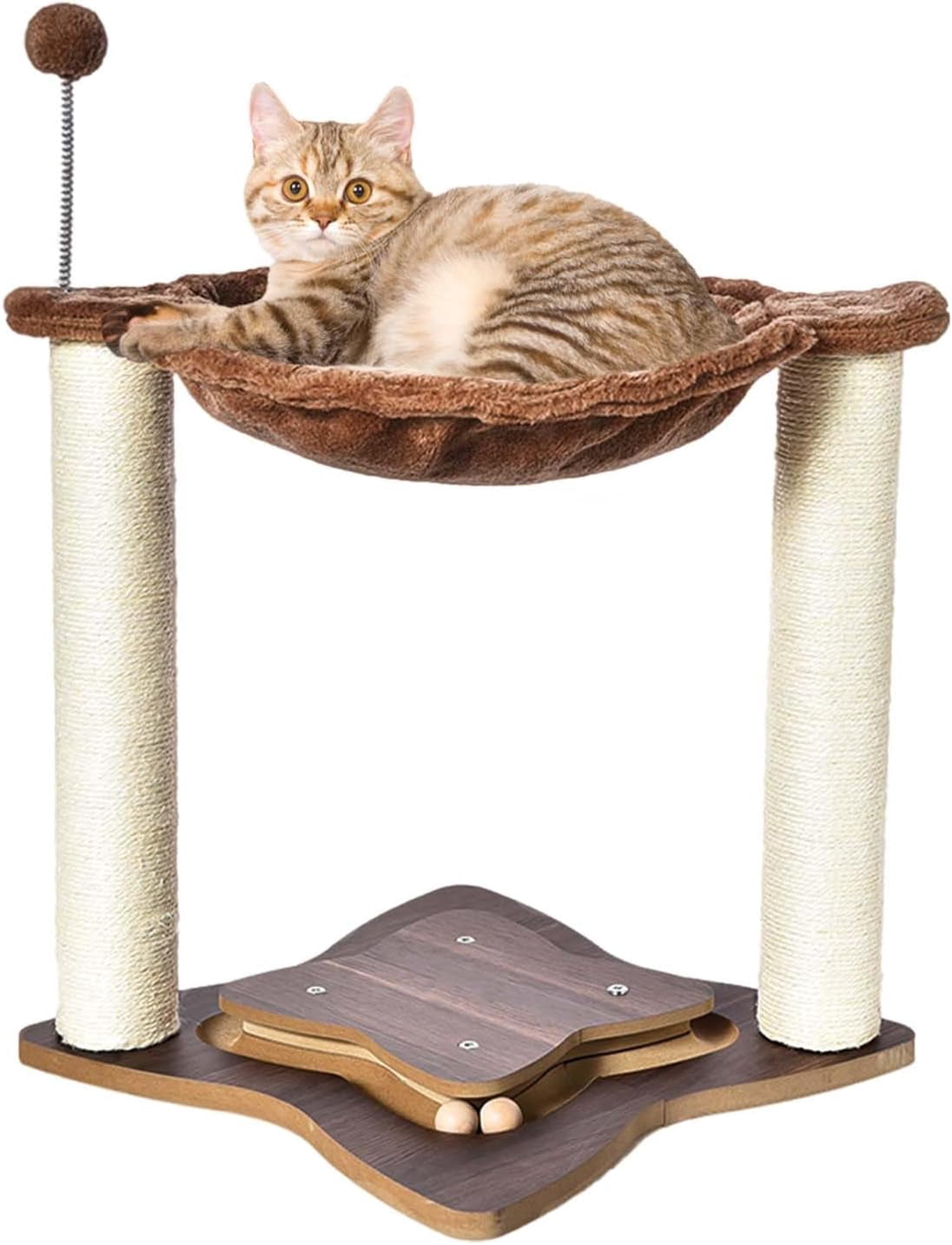 Perfactly Cat Scratching Post for Indoor Cats, Small Cat Tree Tower ...