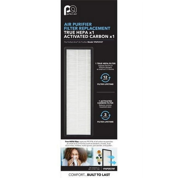 Perfect Aire 18.75 x 6 in. Rectangular HEPA Air Purifier Filter
