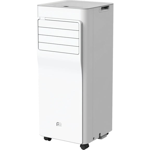 Perfect Aire 4027259 250 sq ft. 3 Speed 10000 & 7100 SACC BTU Portable Air Conditioner with Remote, White
