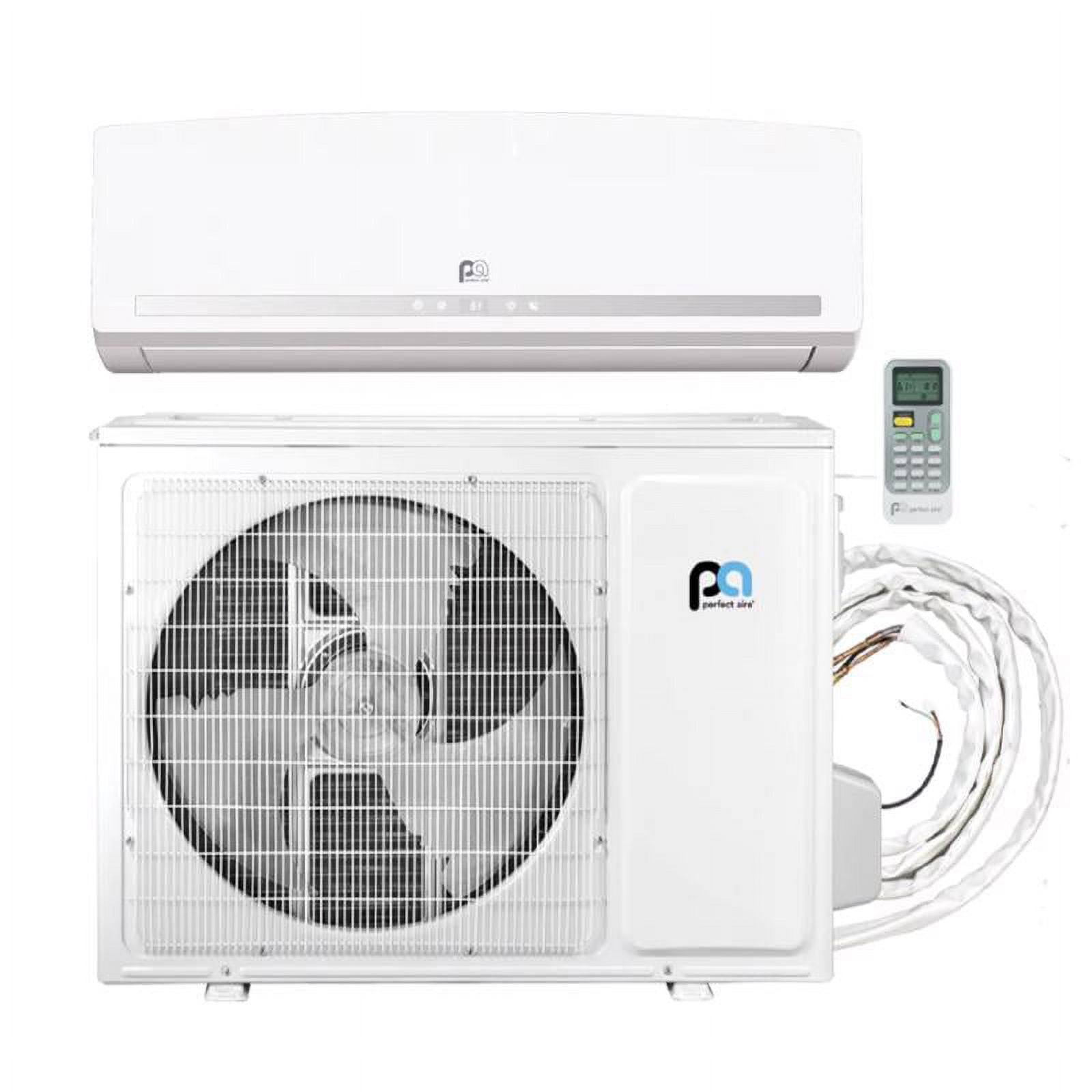Perfect Aire White Ductless Mini Split Air Conditioner & Heat Pump with Remote