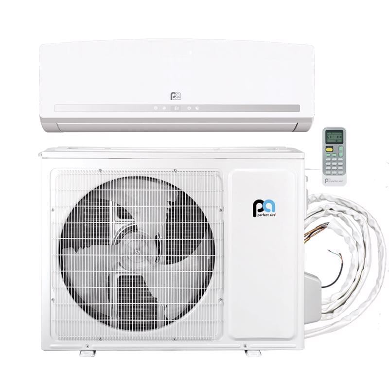 Perfect Aire 3rd Generation 1 Zone 24000 BTU 21 SEER Ductless Mini Split Air  Conditioner u0026 Heat Pump - Walmart.com
