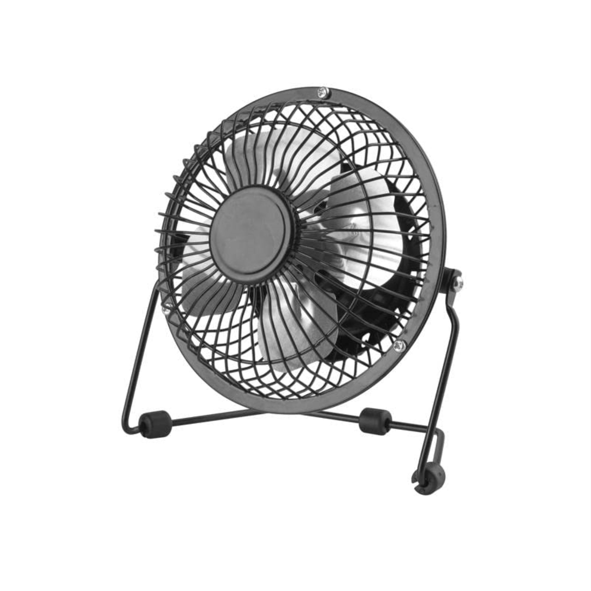 Perfect Aire 4'' Black Single Speed Table Fan