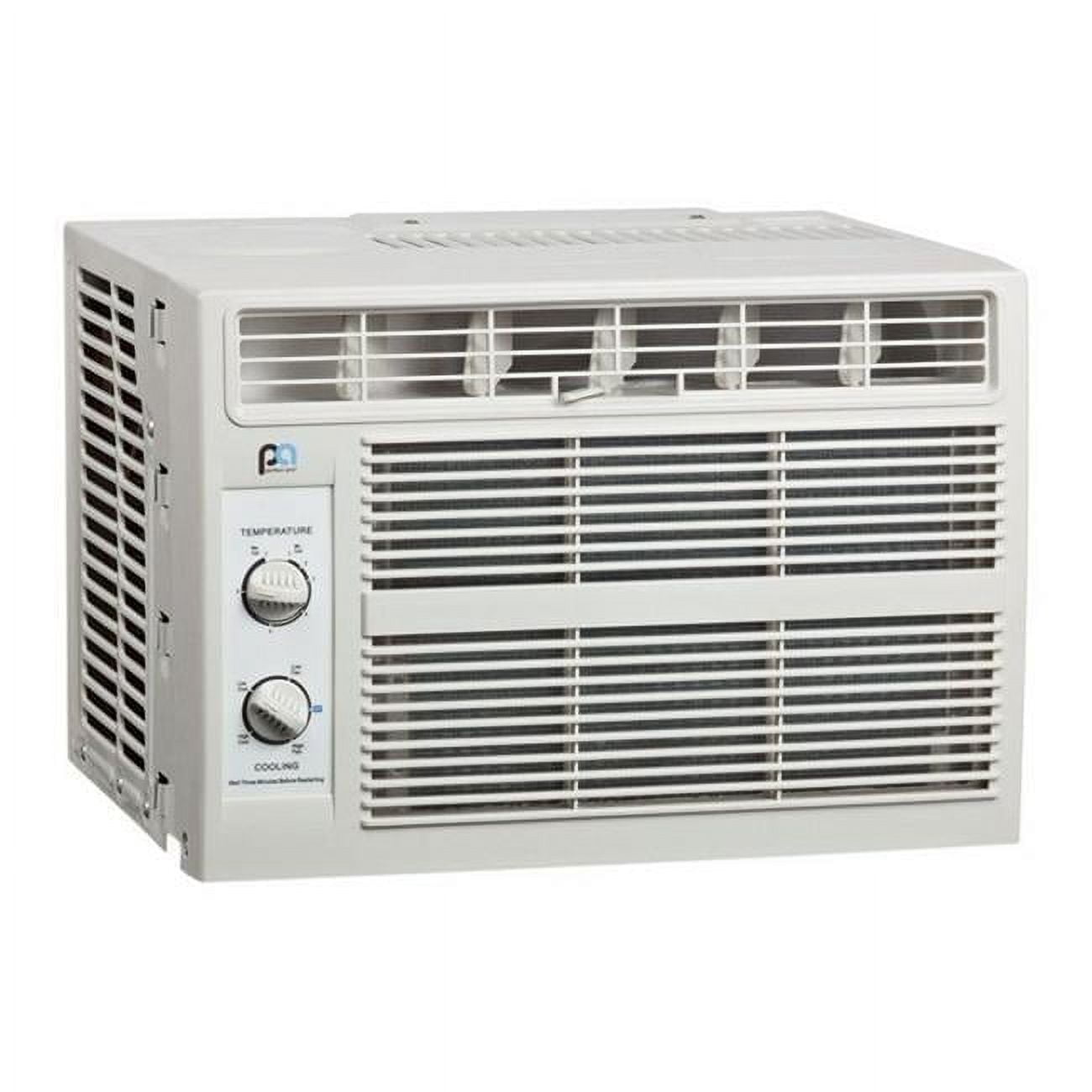 Perfect Aire 5000 BTU White Window Air Conditioner with Manual Controls