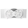 thumbnail image 1 of Perfect Aire 9 in. H 3 speed Electronically Reversible Twin Window Fan Remote Control, 1 of 7
