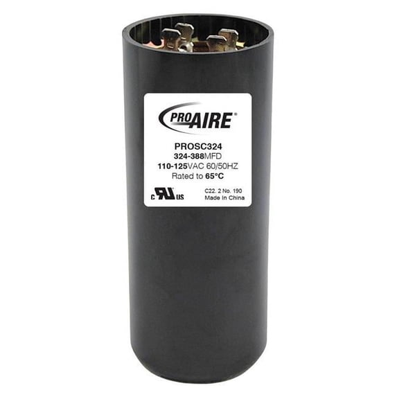 Perfect Aire 3906682 324-388 MFD Pro-Aire Round Start Capacitor