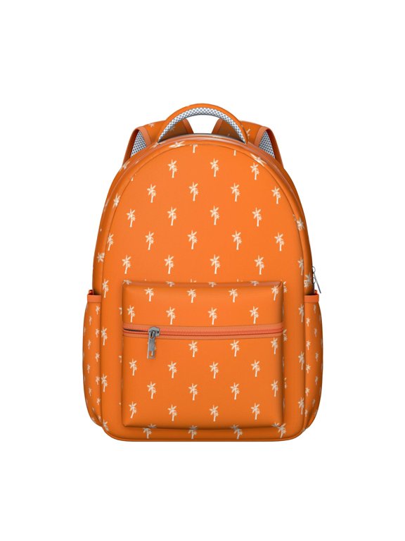 Perfect Backpack Gift for Students: Hawaii Tropical Wind Palm Leaves Print, Durable Lightweight Laptop Daypack with Large Capacity for High School, College, Campus Commute