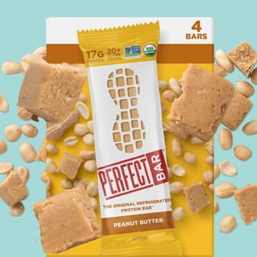 Perfect Bar Gluten-Free Peanut Butter Refrigerated Protein Bar, Organic, 4 count, 2.5 oz