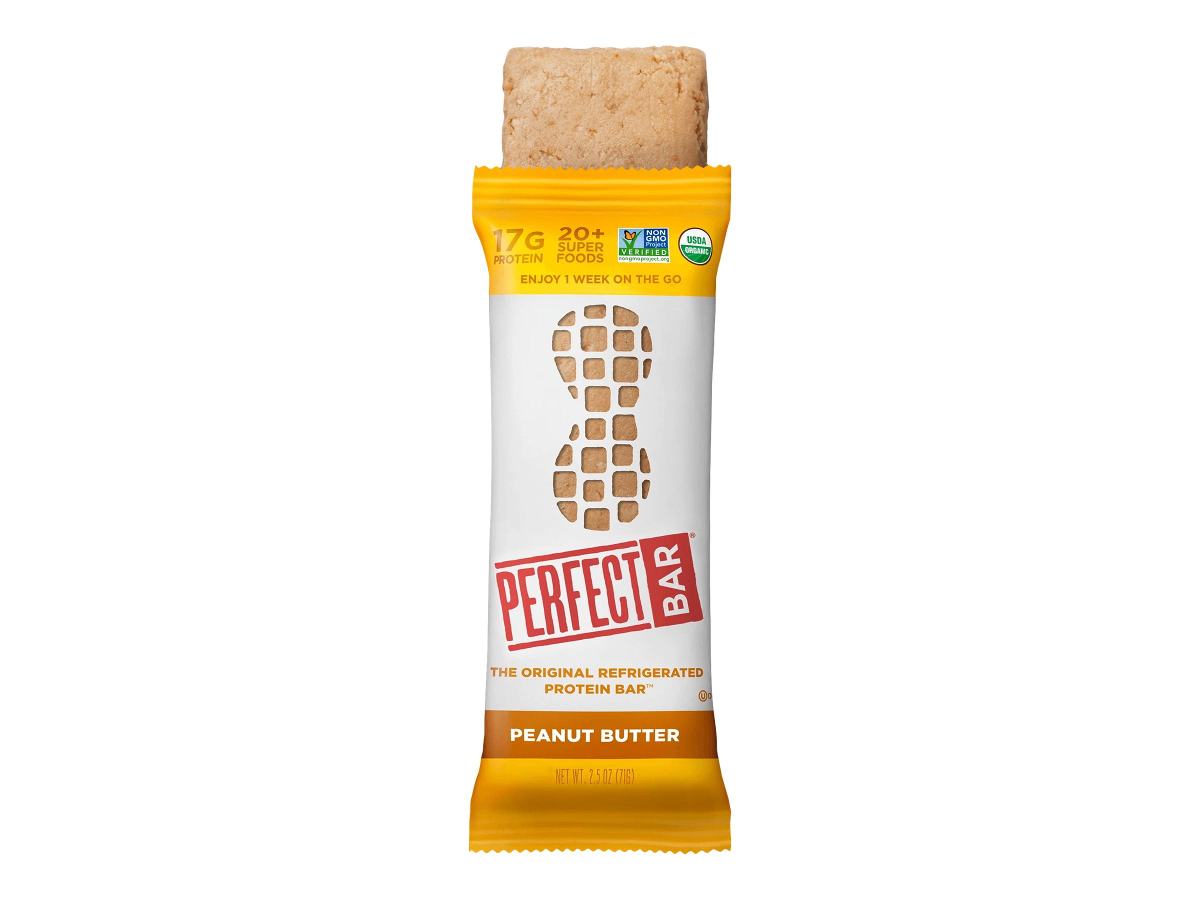 Perfect Bar Peanut Butter Refrigerated protein bar 16 bars x 3 oz 40.1 oz