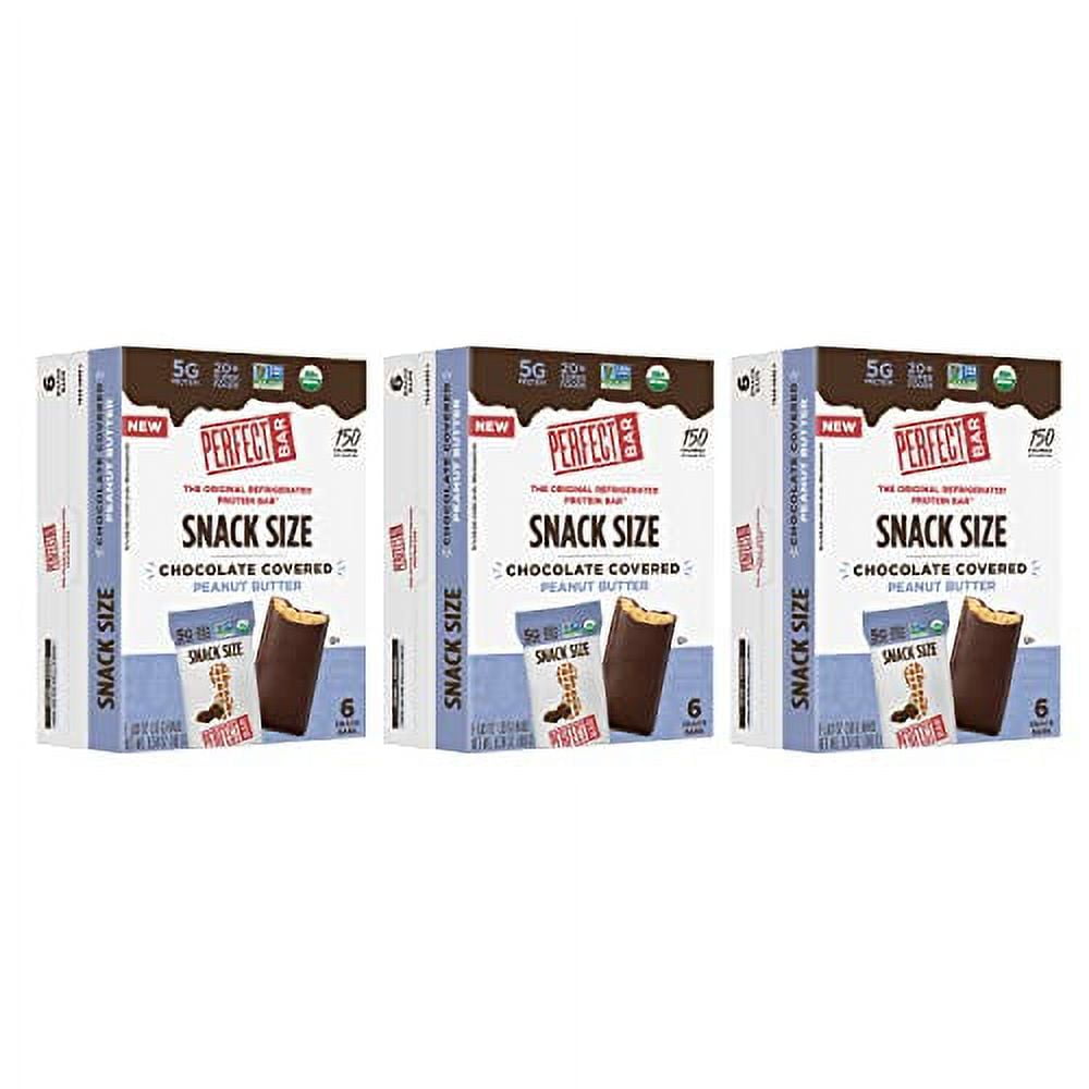 Perfect Bar Snack Size Refrigerated Protein Bar, Chocolate Covered