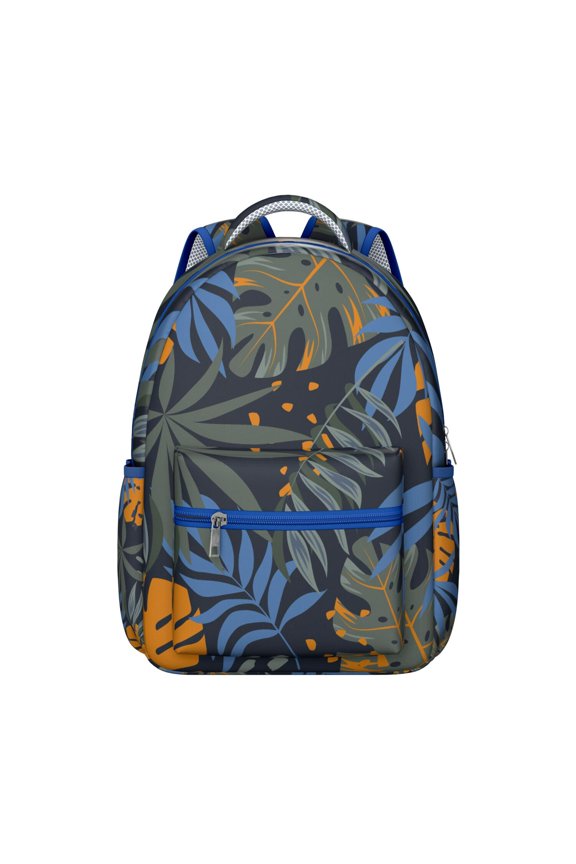 Perfect for Campus Life: Hawaii Tropical Wind Palm Leaves Backpack, Durable Lightweight Laptop Daypack for Students, Large Capacity, Ideal Gift for High School and College