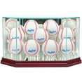 thumbnail image 1 of Perfect Cases - 9 Baseball Display Case, Cherry Finish, 1 of 2
