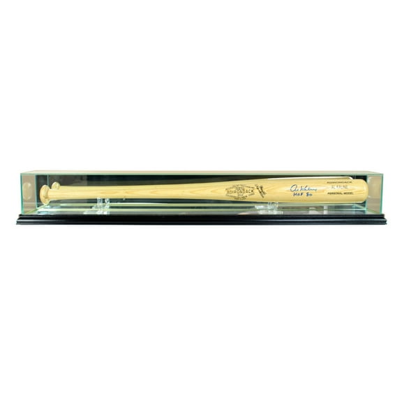 Perfect Cases - Glass Baseball Bat Display Case, Black Finish