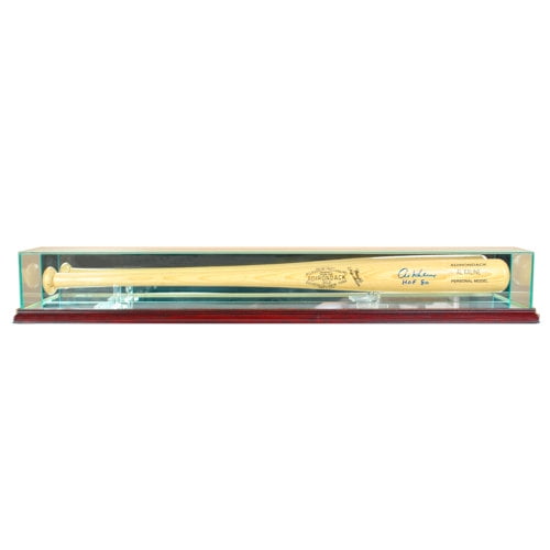 Perfect Cases - Glass Baseball Bat Display Case, Cherry Finish