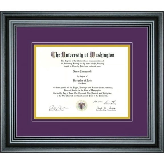 Perfect Cases PCFRM-D1PM 8.5 x 11 in. Single Diploma Frame for Diploma
