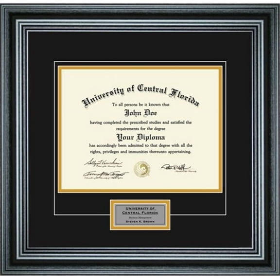 Perfect Cases PCFRM-D2PM1114 11 x 14 in. Single Diploma Frame with Engraving for Diploma