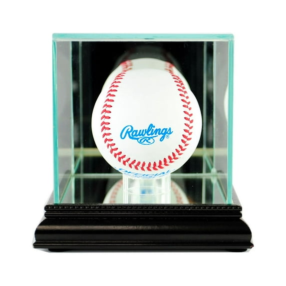 Perfect Cases - Single Baseball Display Case, Black Finish