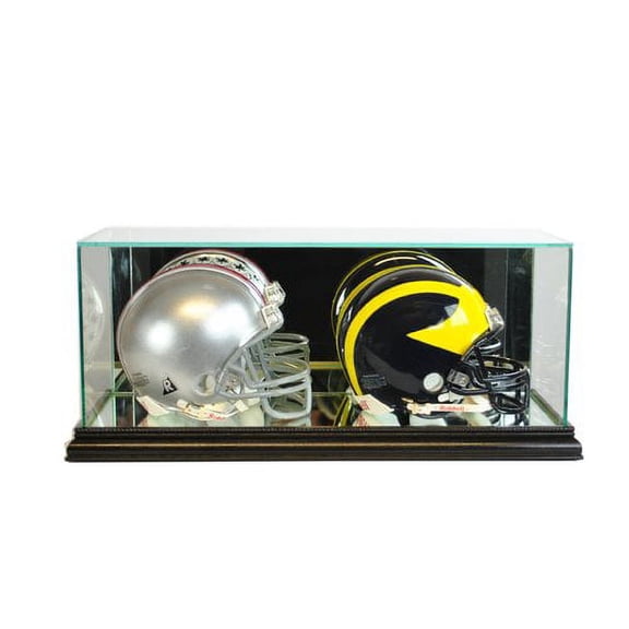 Perfect Cases and Frames Double Mini Football Helmet Display Case
