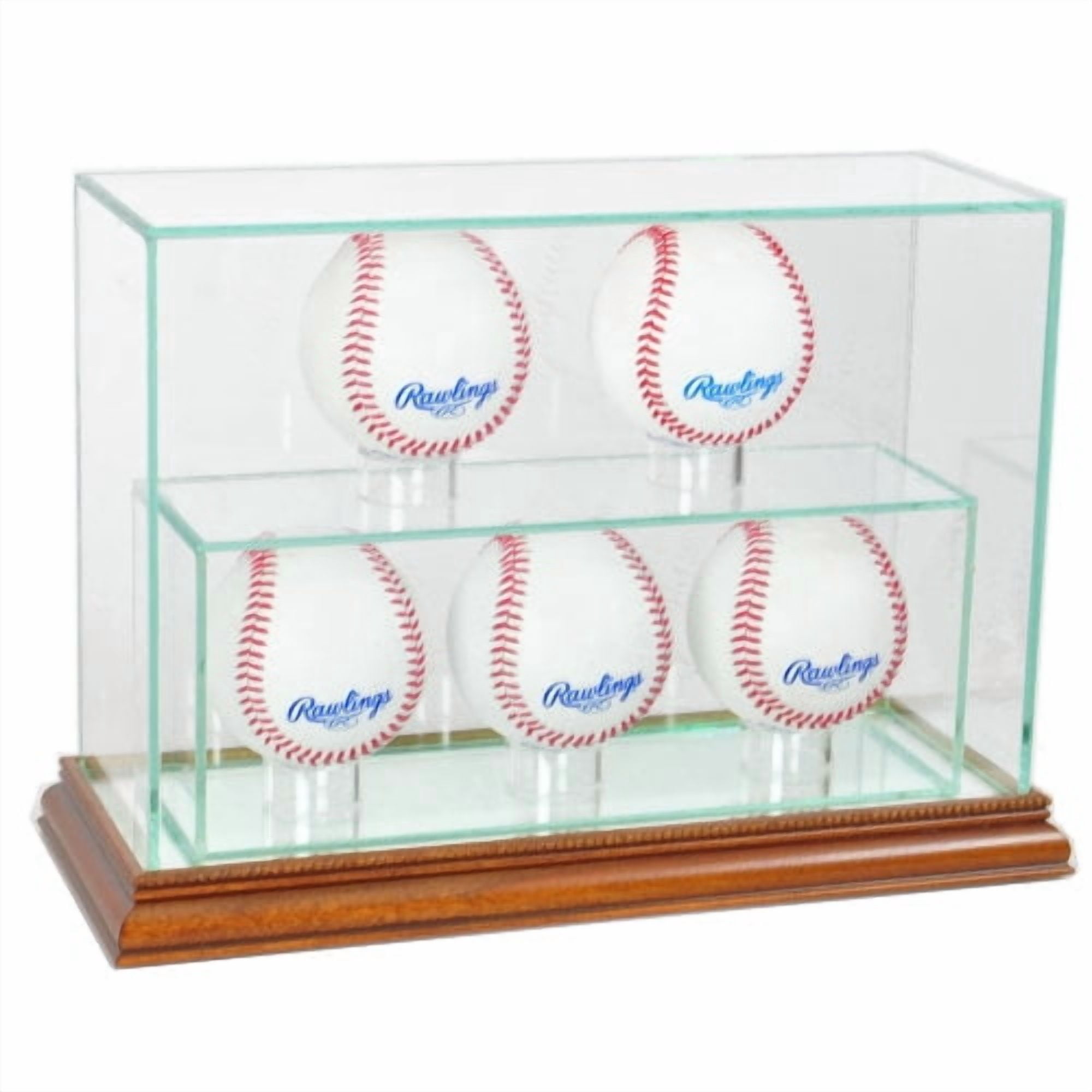 Perfect Cases and Frames Five Upright Baseball Display Case - Walmart.com