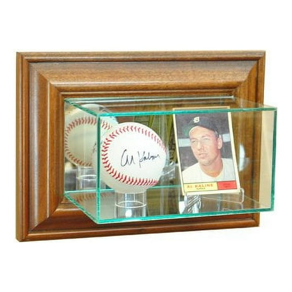 Perfect Cases and Frames Wall Mounted Card and Baseball Display Case