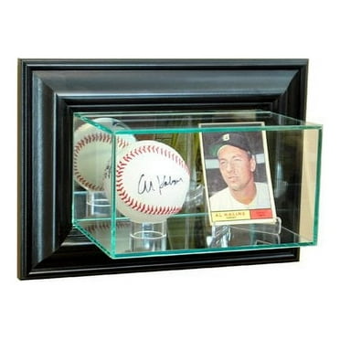 Perfect Cases and Frames Wall Mounted Card and Baseball Display Case